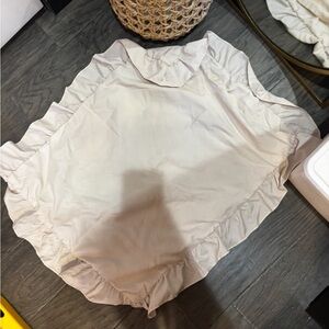 Elegant Cream Ruffle Women's pillow case